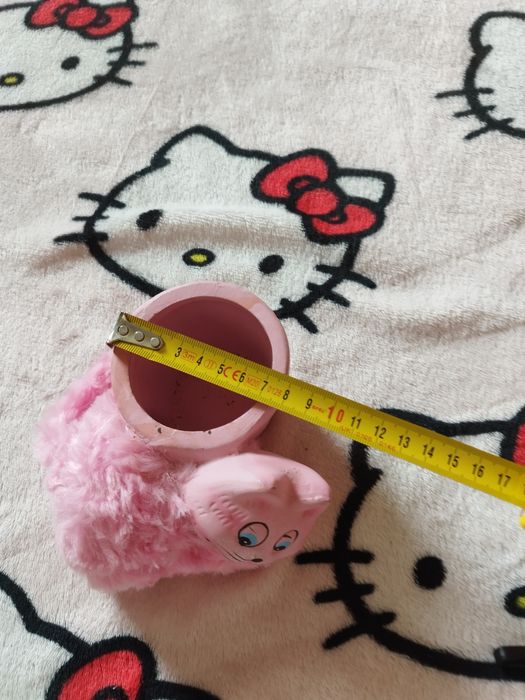 Doniczka Kotek Cat pink