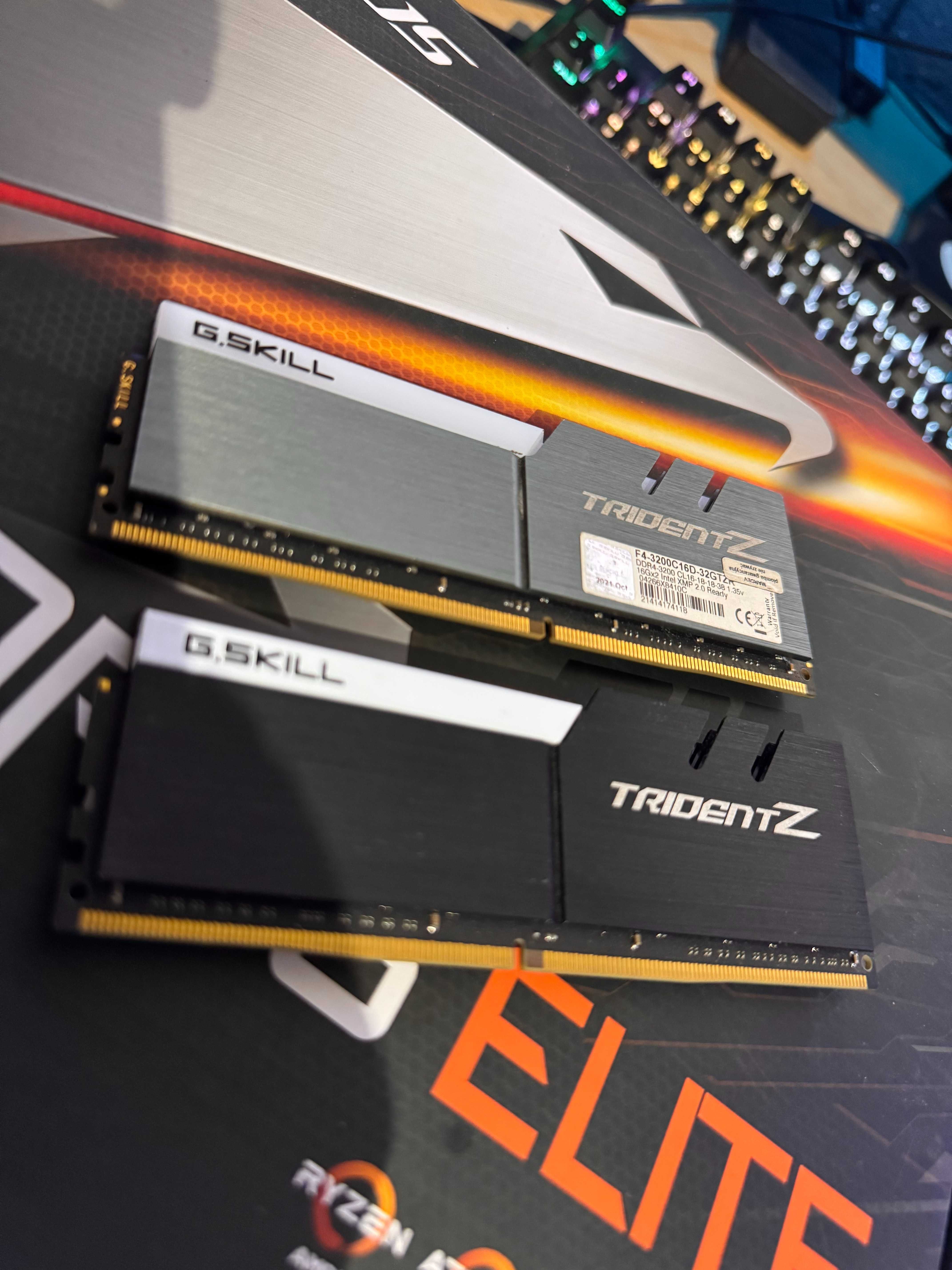 Pamięć RAM 32GB 2x16GB 3200Mhz DDR4 G.Skill TridentZ RGB