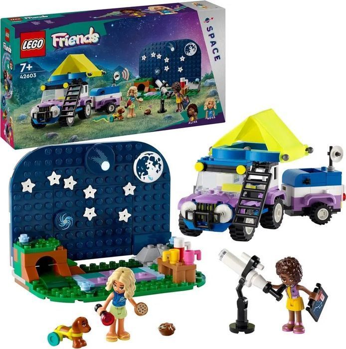 lego friends kamper z mobilnym obserwatorium gwiazd 42603