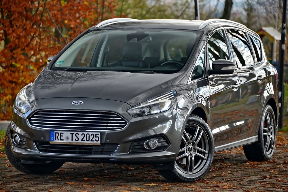 Ford S-Max 2.0TDCi 180KM TITANIUM Navi KAMERA Radar ACC Skóra FULL LED 7 Osobowy