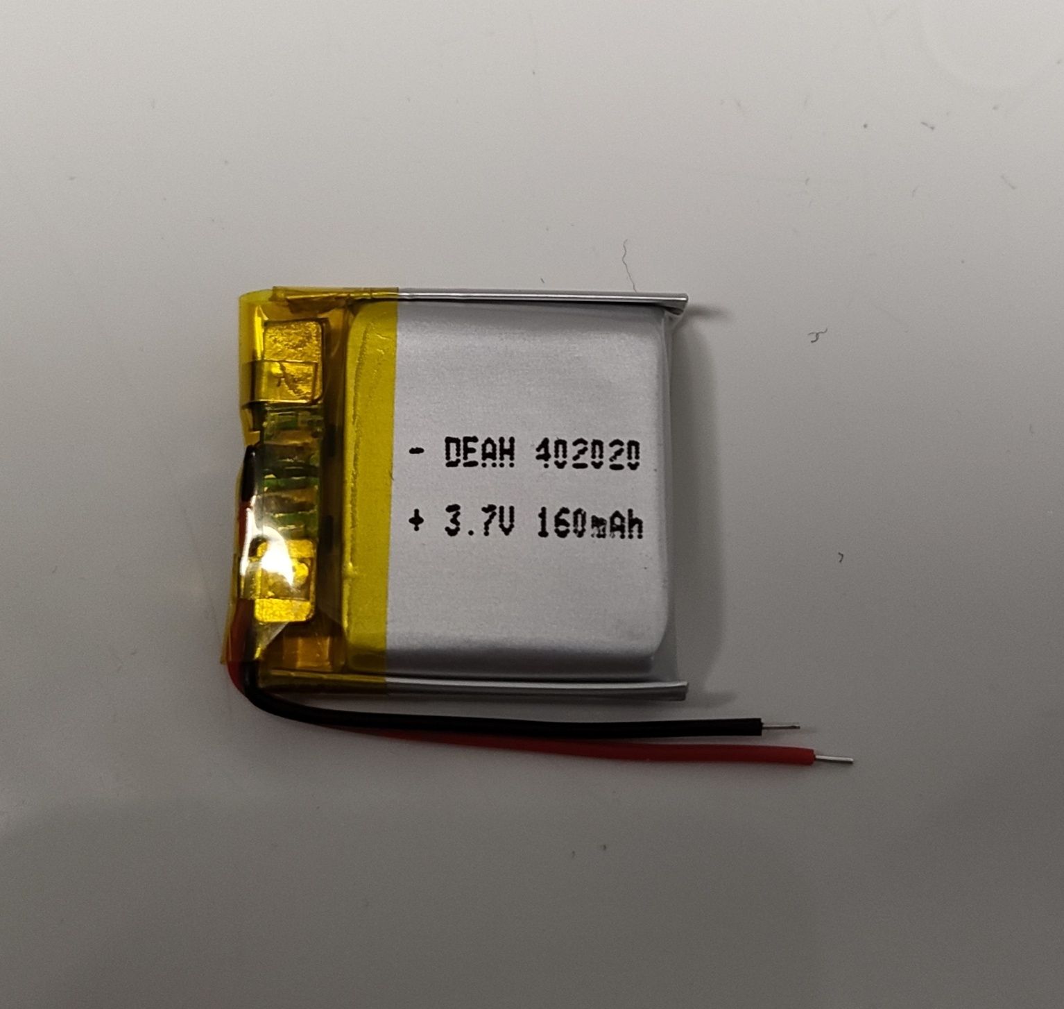 Bateria 402020, 3,7V 160mAh akumulator