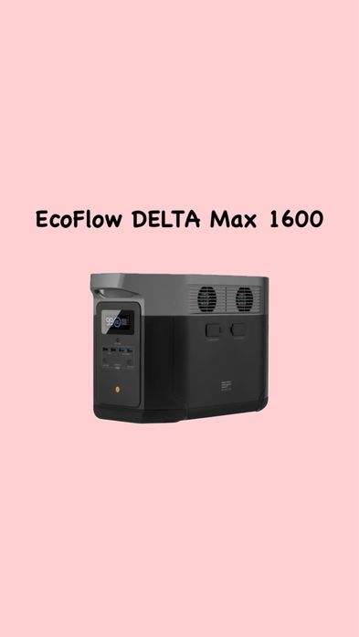Зарядна станція EcoFlow Delta Max 1600 EU (європейські розетки)