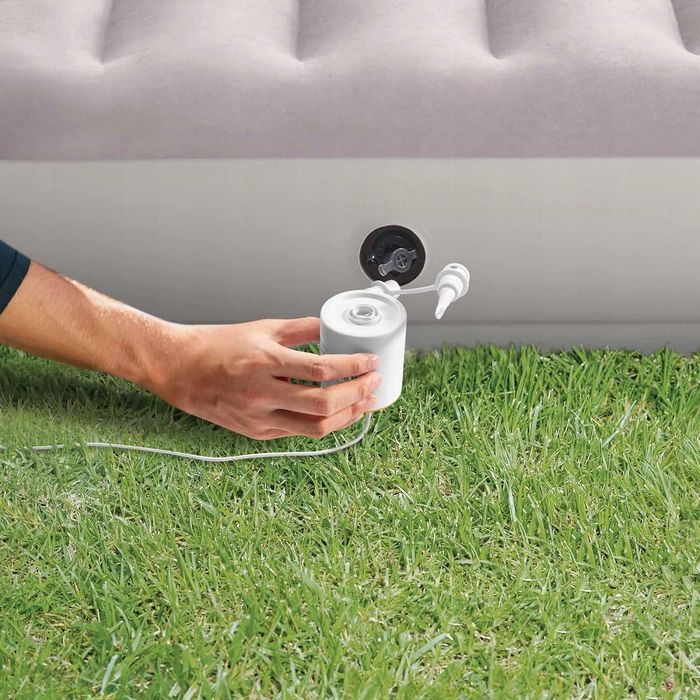 Materac Dwuosobowy Intex 203 x 152 cm szary