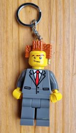 Lego brelok latarka President Business breloczek Movie światło