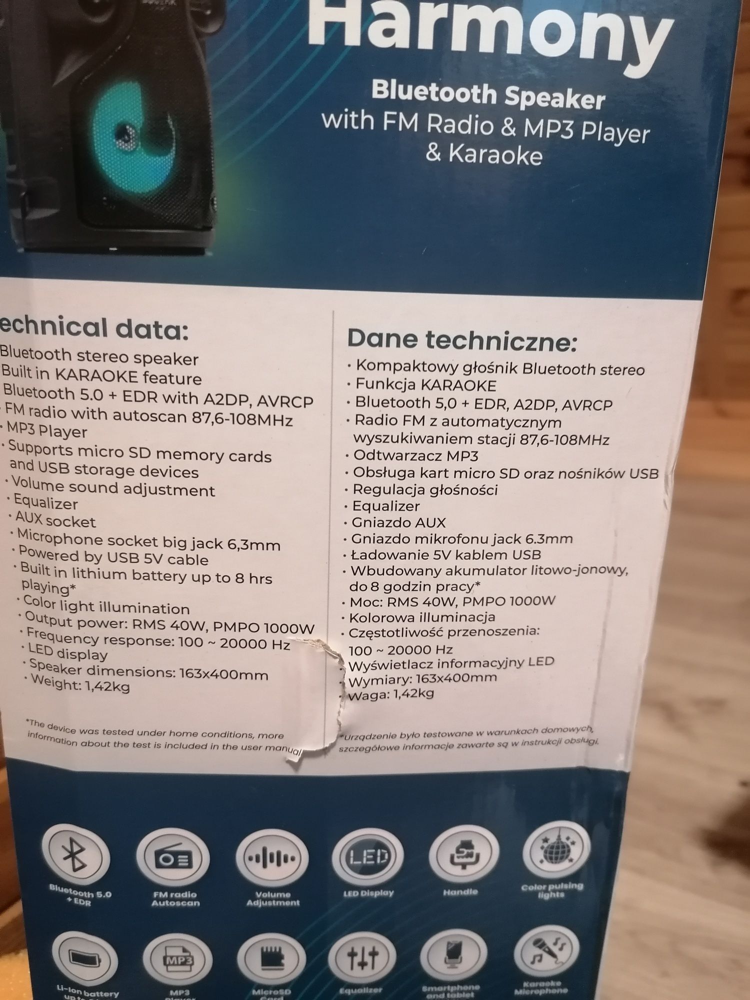 Sprzedam głośnik przenośny z bluetooth