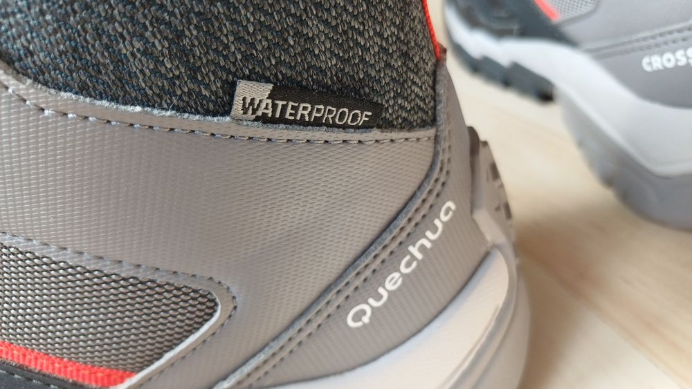 Buty turystyczne Quechua Crossrock Mid wodoodporne roz 35
