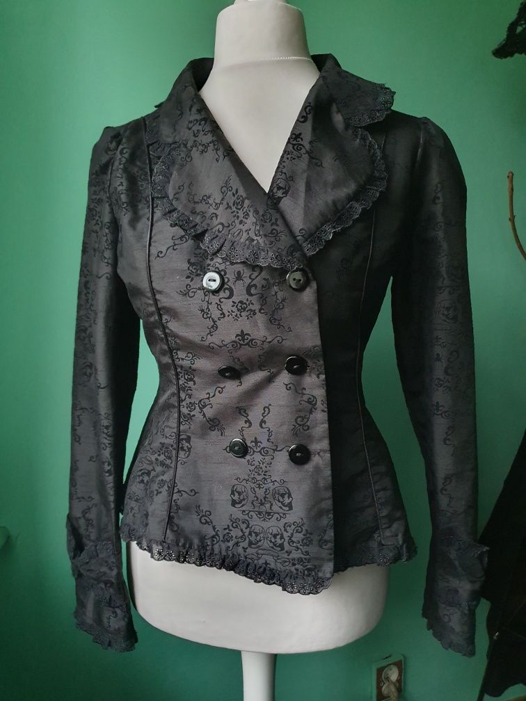 Gotycki wiktoriański żakiet Spin Doctor (rare!) romantic gothic lolita