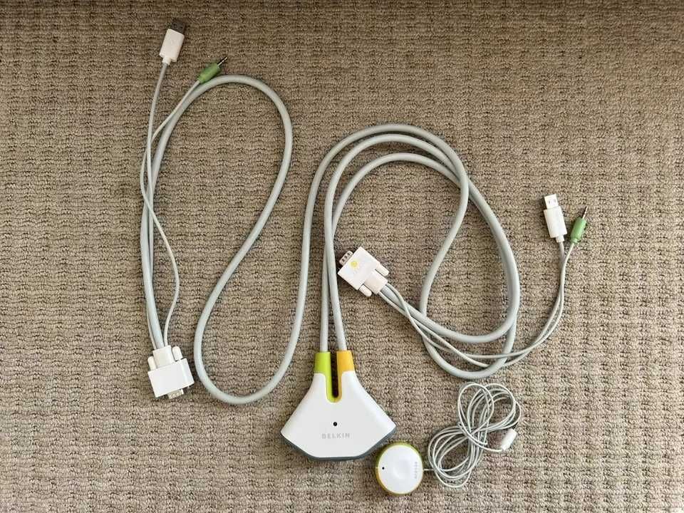 2 KVM switch compact Belkin e Conceptronic