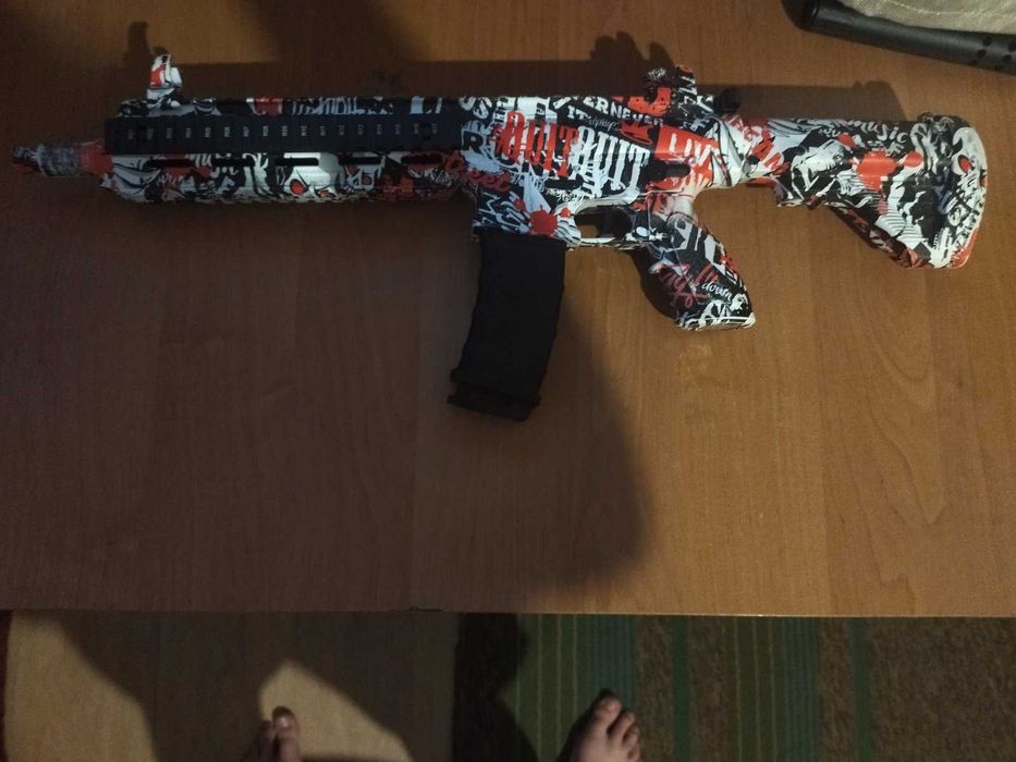 Дитячий Іграшковий Гель Бластер на Орбізах Автомат М416