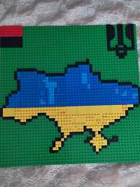 Картини з лего Карта України, логотип  Ріал Мадрід, Фреді