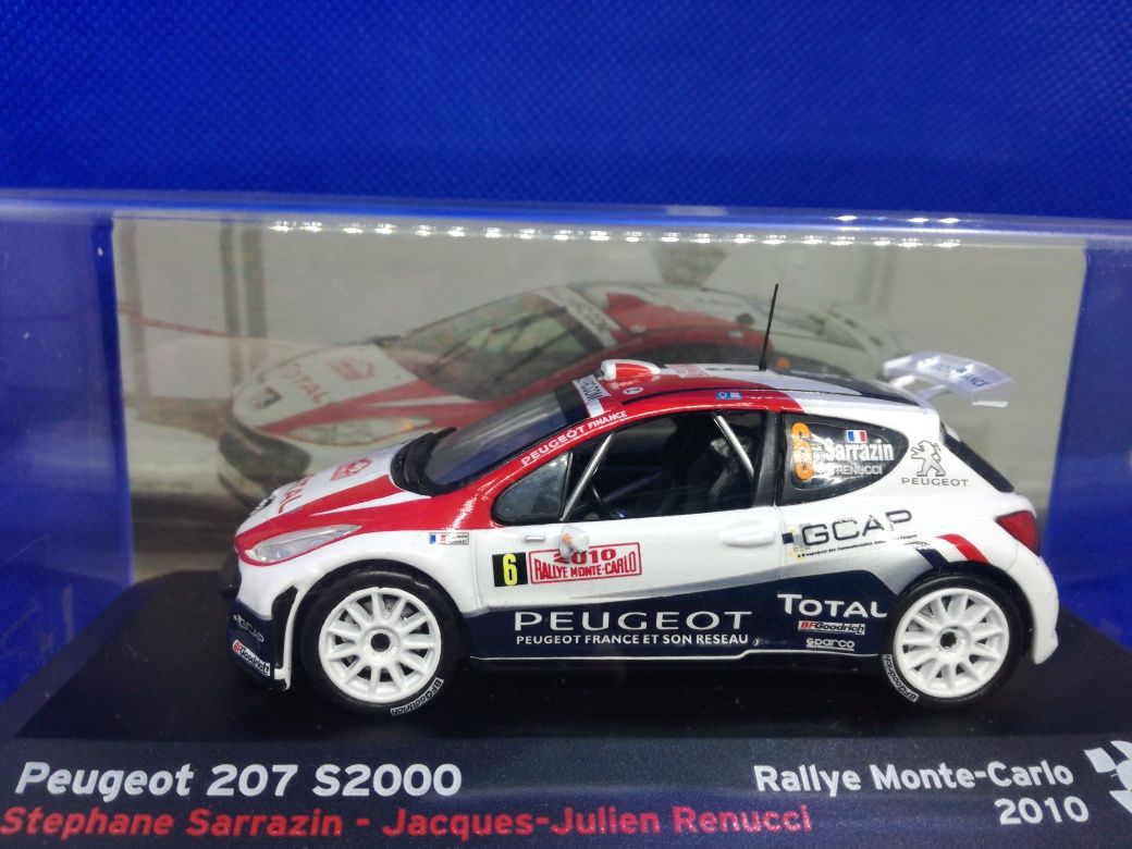 N.50 Miniaturas 1/43 Peugeot de Rally em estado novo