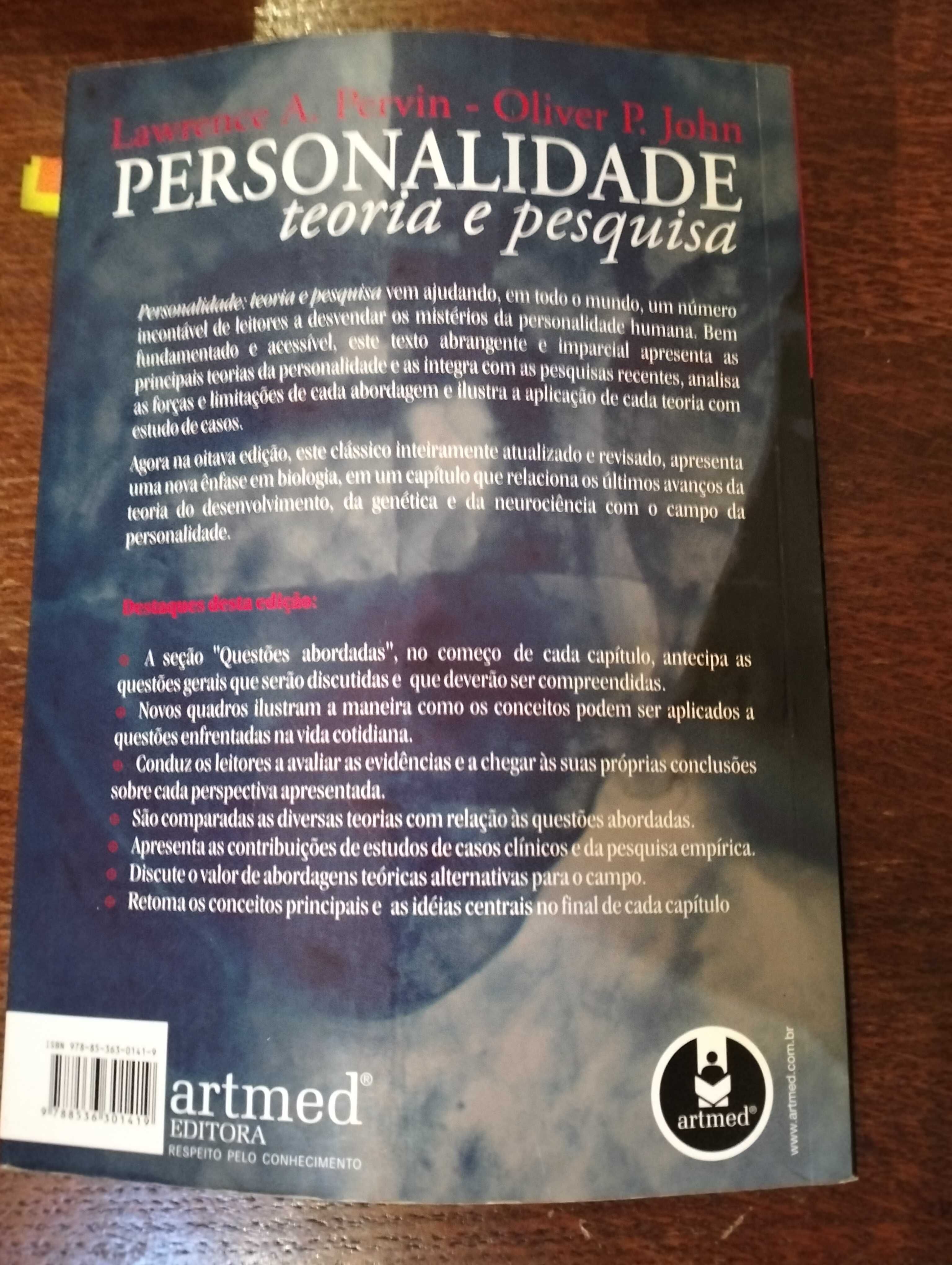 Lawrence A. Pervin - Olivier P. John Personalidade teoria e pesquisa