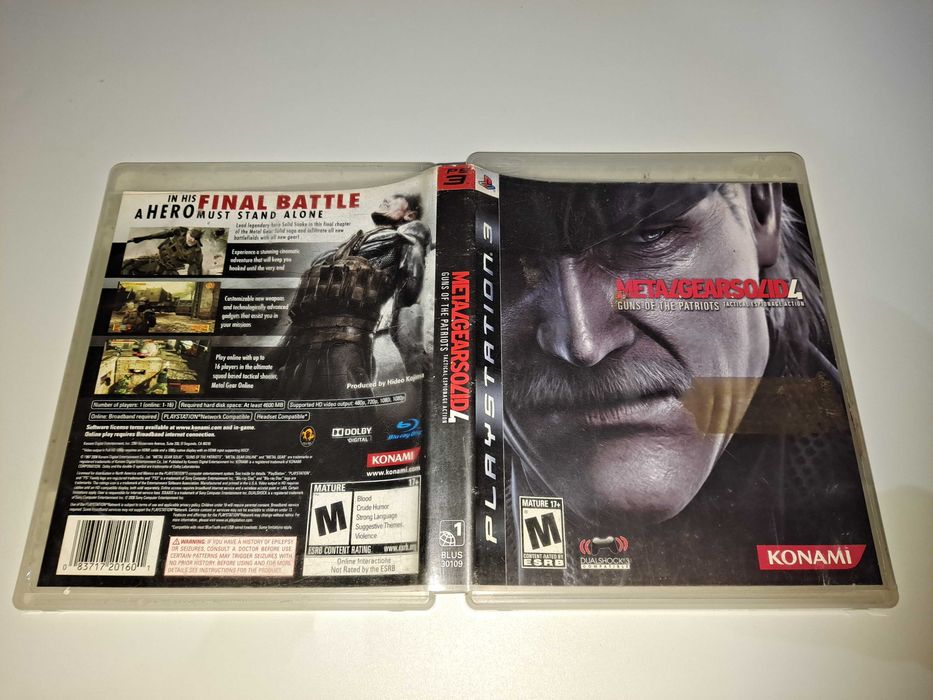 Metal Gear Solid 4 Guns of the Patriots [NTSC-U] Sony PS3