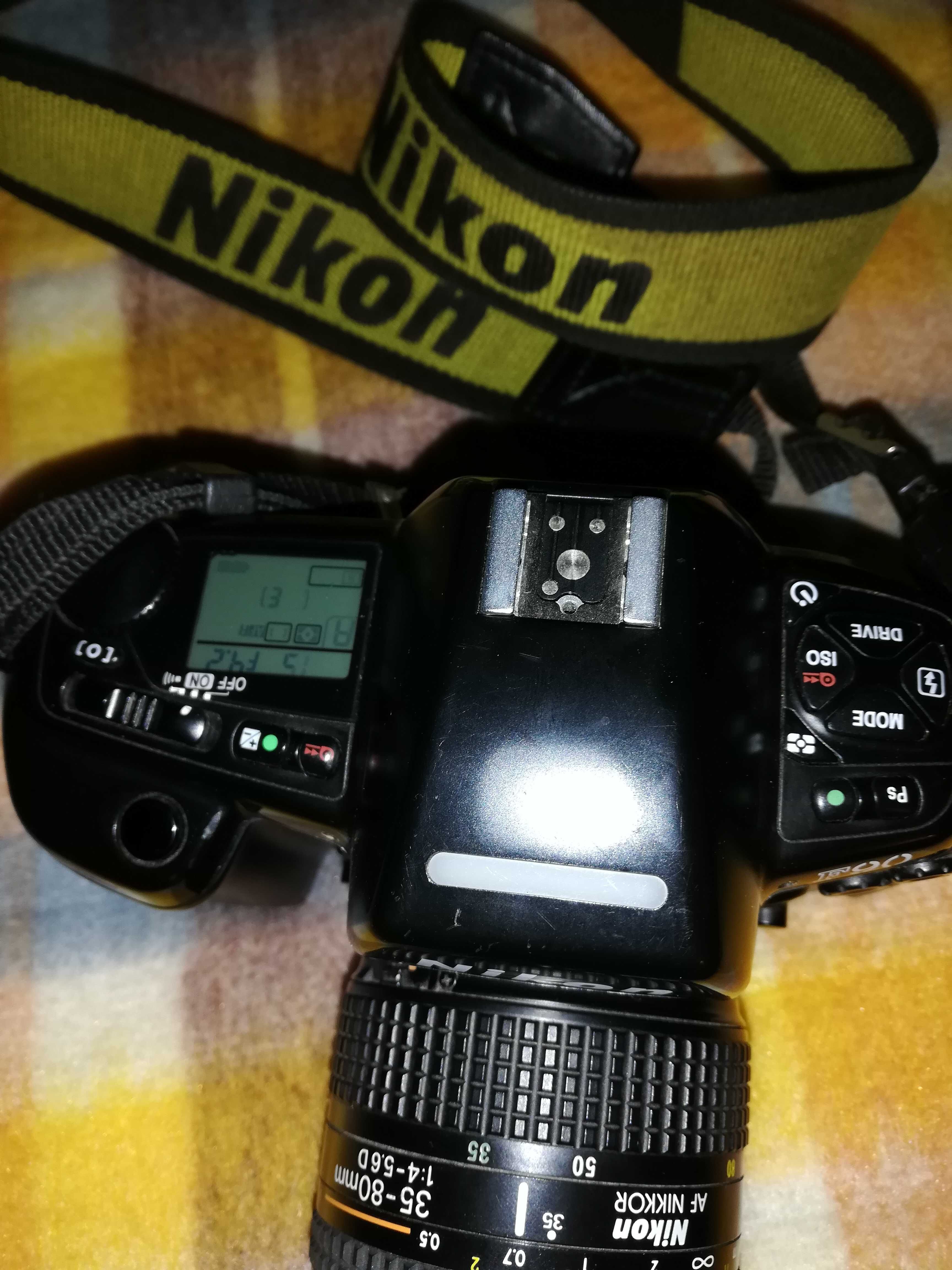Nikon F90 (c/Objectiva Nikon AF Nikkor 35-80 F1: 4-5,6 D acrescem+30€)