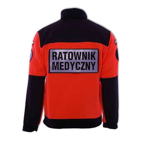Polar ratowniczy Basic Prm-23 Fluo z kompletem emblematów (xl)