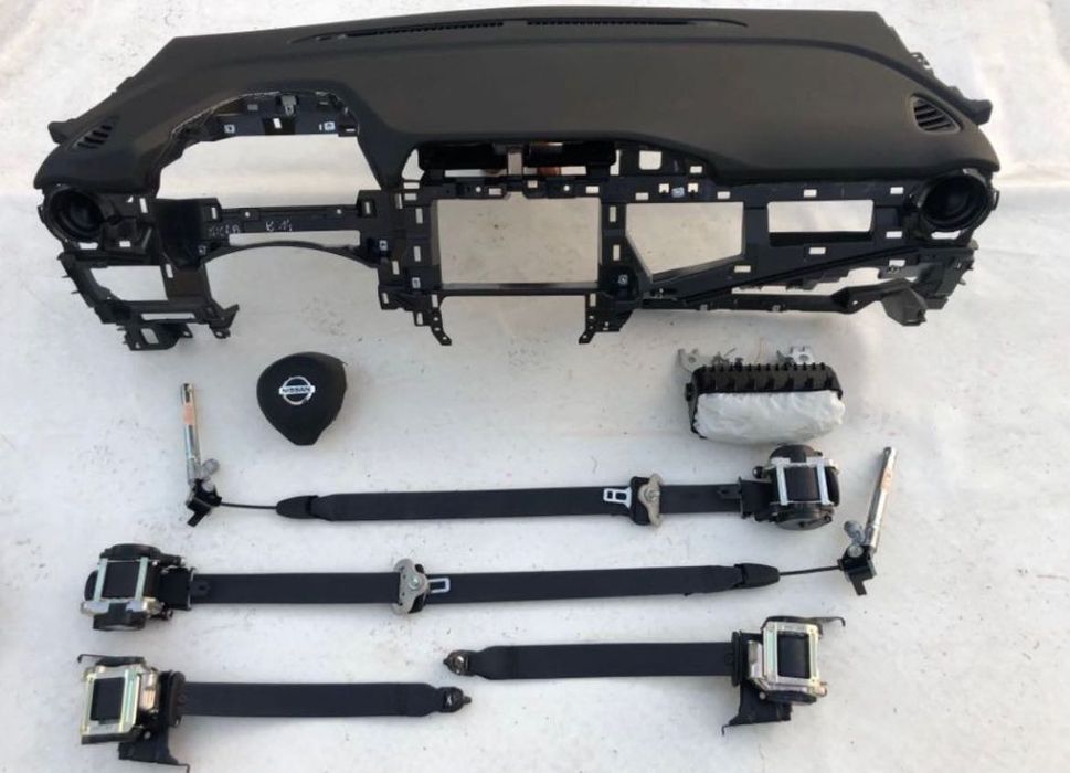 Kit de airbags, tablier e cintos de segurança para Nissan Micra K14