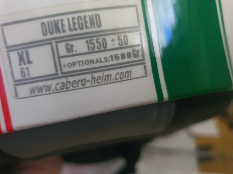 Capacete Modular Caberg Duke Legend tamanho XL