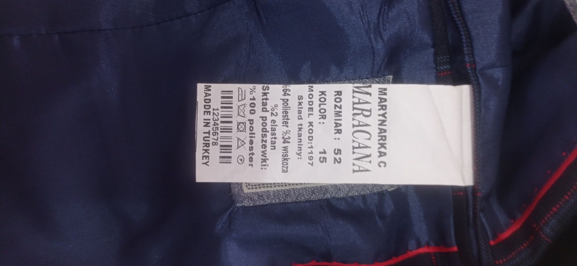 Marynarka męska w kratę