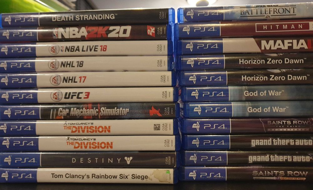 Gry na konsolę PS4 GTA Hitman Mafia Car Mechanic God of War Horizon...