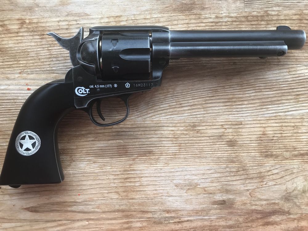 Revólver Pressão de ar Western Colt PEACEMAKER - Carabina Winchester 1873 Cowboy