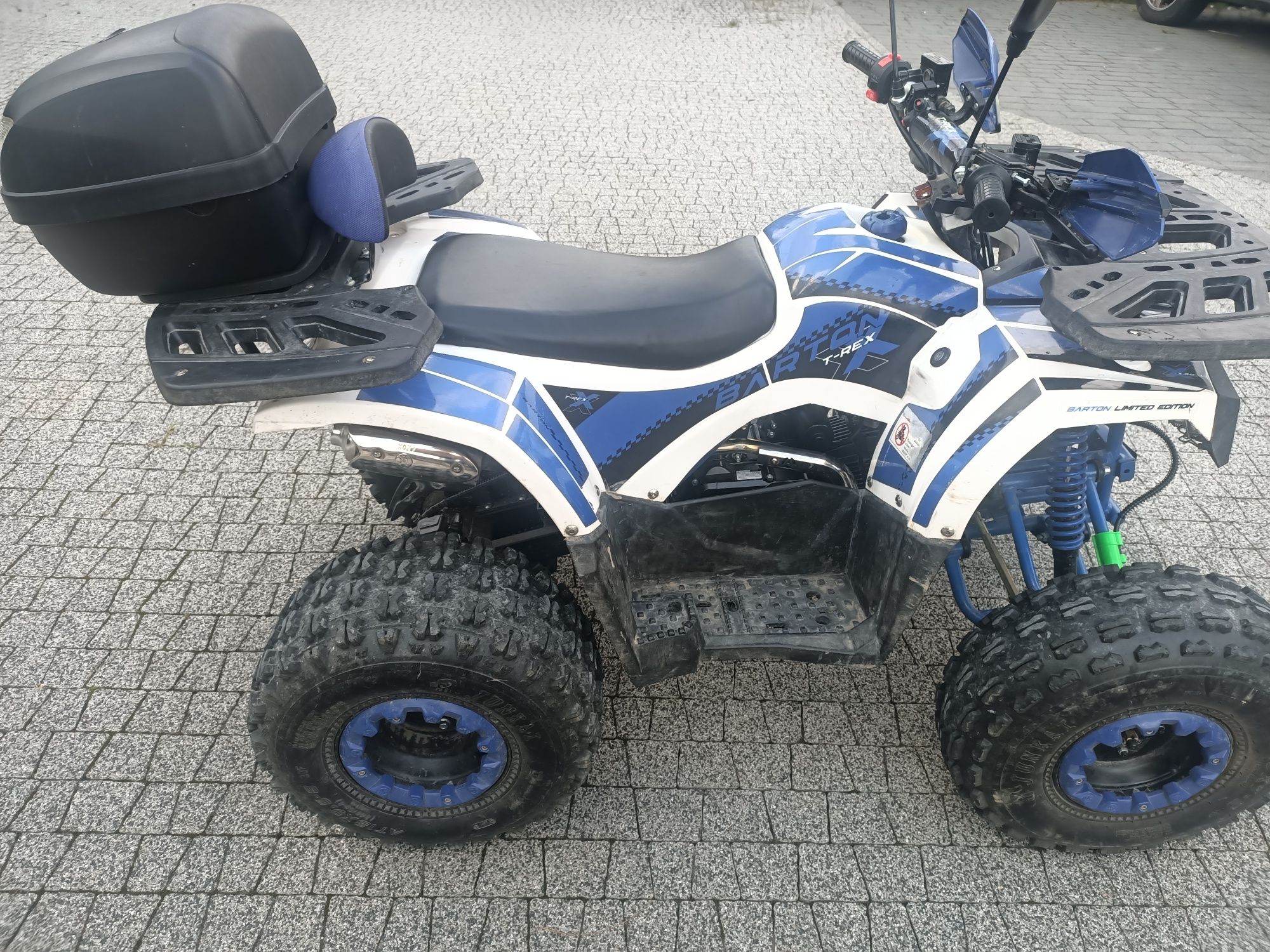 Quad125 z nową ramą i silnikiem