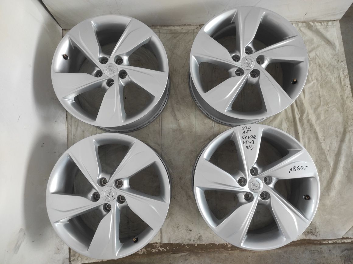 270 Felgi aluminiowe ORYGINAŁ OPEL R 18 5x108 Bardzo Ładne