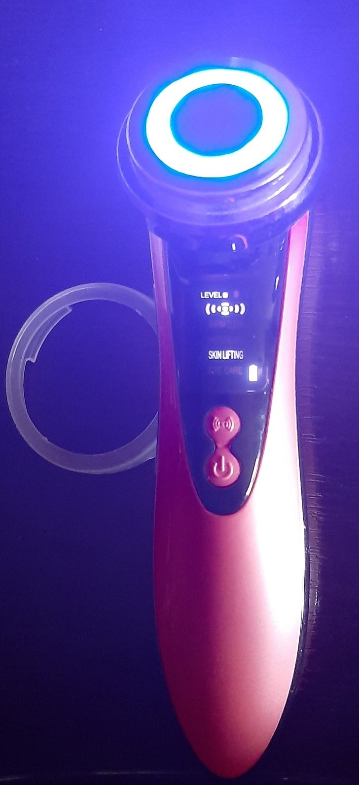 Микротоковый массажер для лица 5в1 Facial Massager W-618D с LED терап.