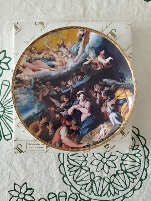 Prato de Natal Porcel 2001