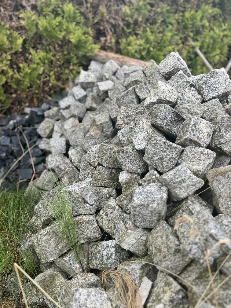 Kostka granitowa Strzegom sortowana szara