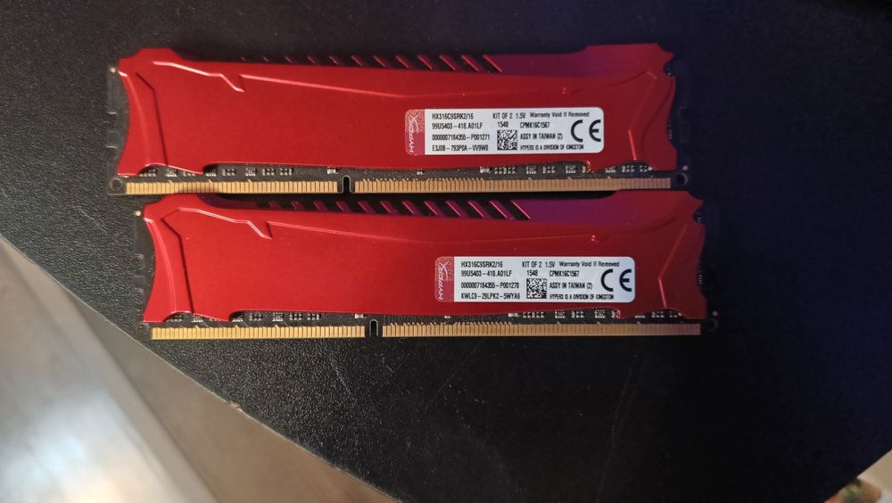 Pamięci RAM DDR3  Hyperx  Kngston