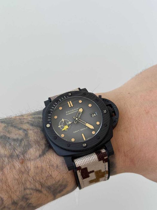 Officine Panerai Submersible QuarantaQuattro GMT Navy SEALs Carbotech