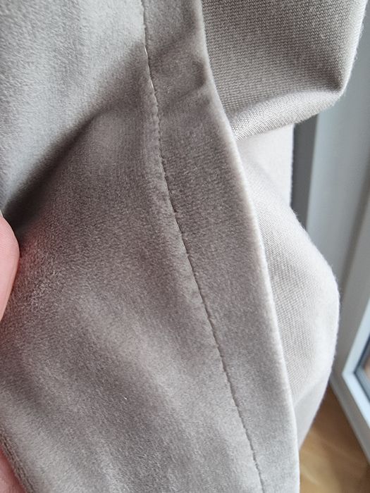 PIĘKNE ELEGANCKIE ZASŁONY Aksamit Premium ciemny beż pebble 5272