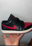 Air jordan low bkack/red