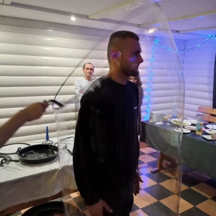 Шоу мильних бульбашок