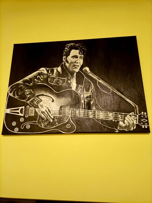 Duży obraz ręcznie malowany