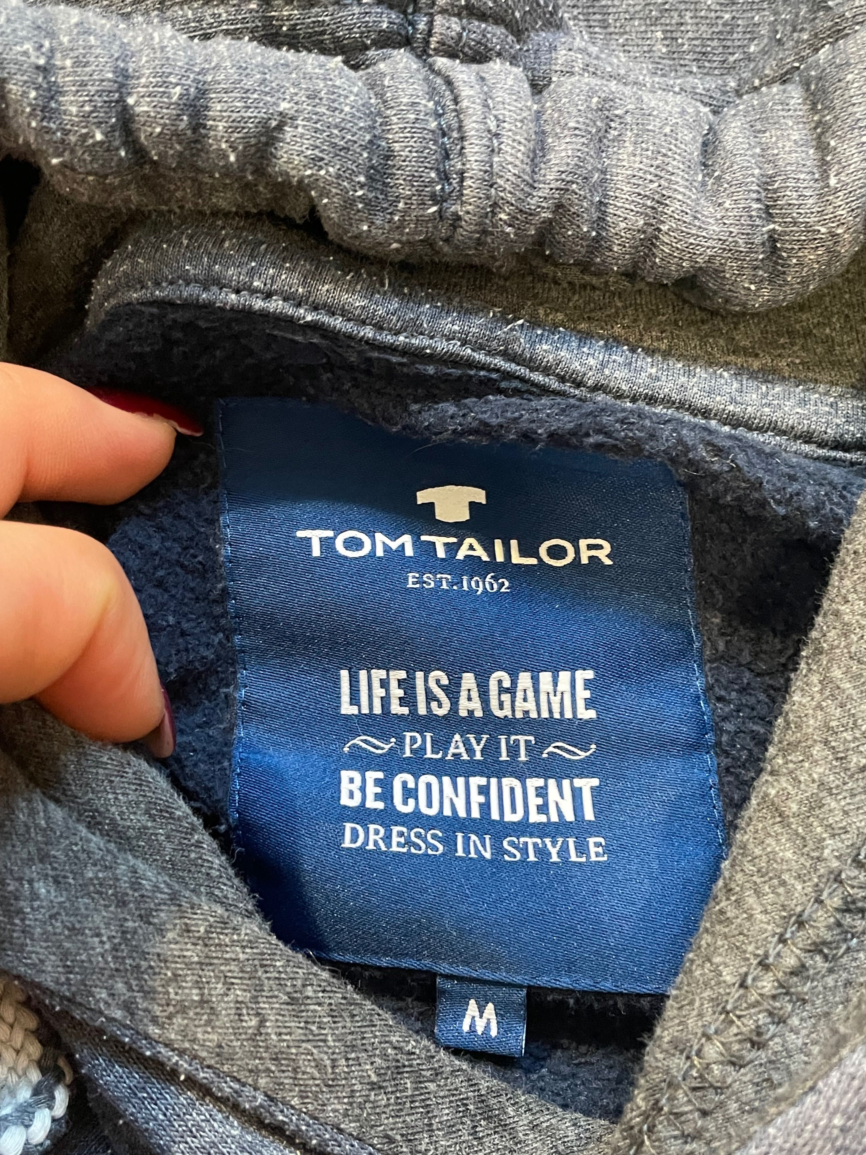 Tom Tailor Bluza z Kapturem Unisex Markowa M męska damska