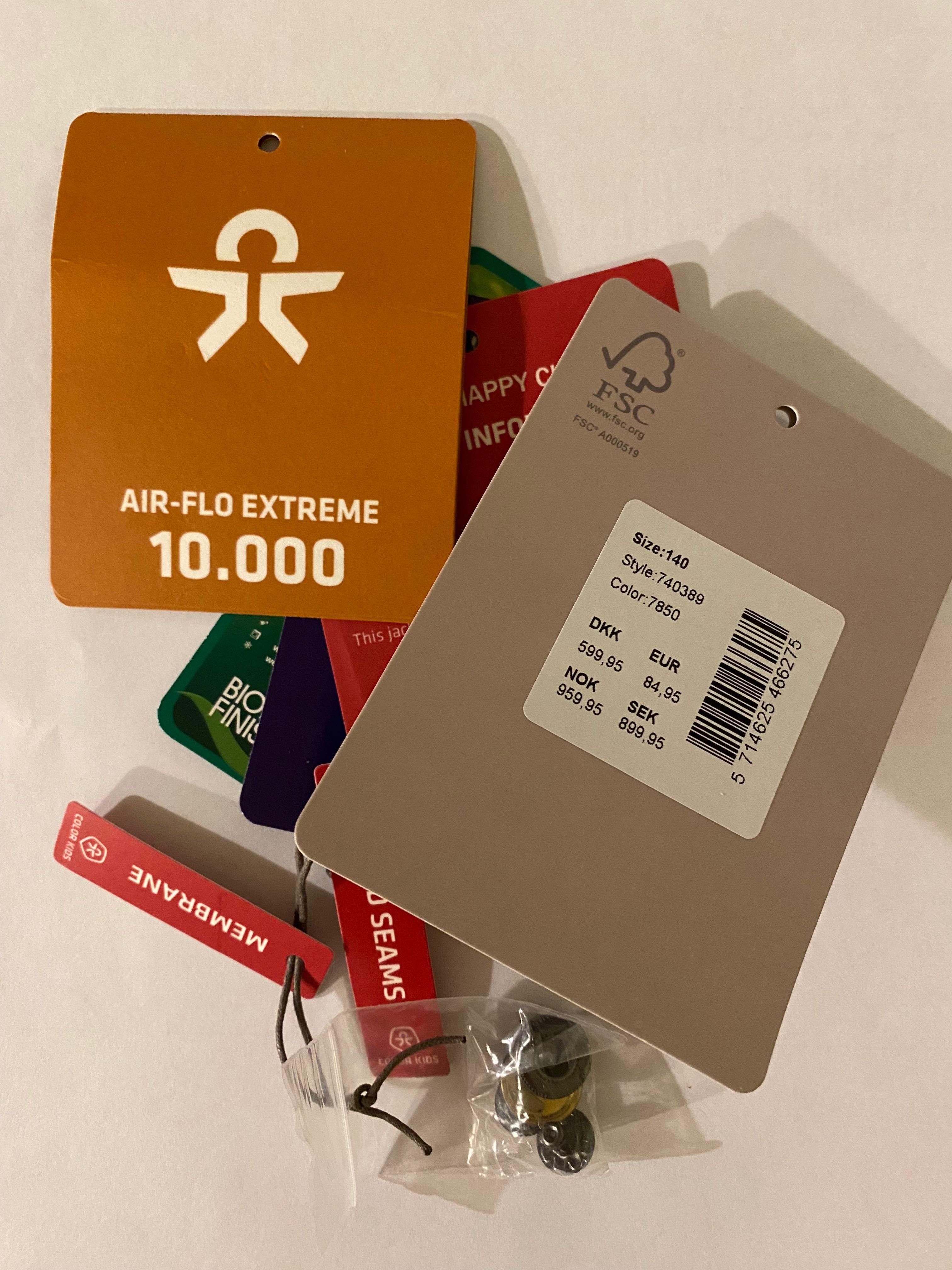 Kurtka zimowa Color Kids rozm. 140 membrana 10 000
