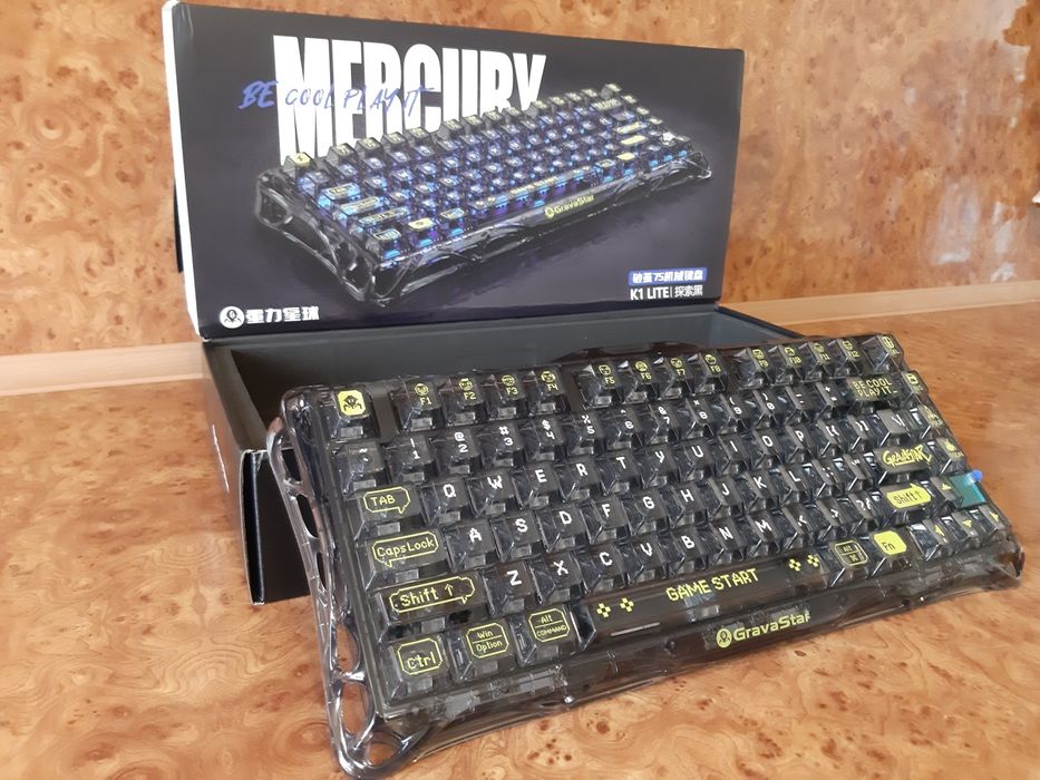 Клавіатура бездротова GRAVASTAR Mercury K1 Lite/Sakura Special Edition