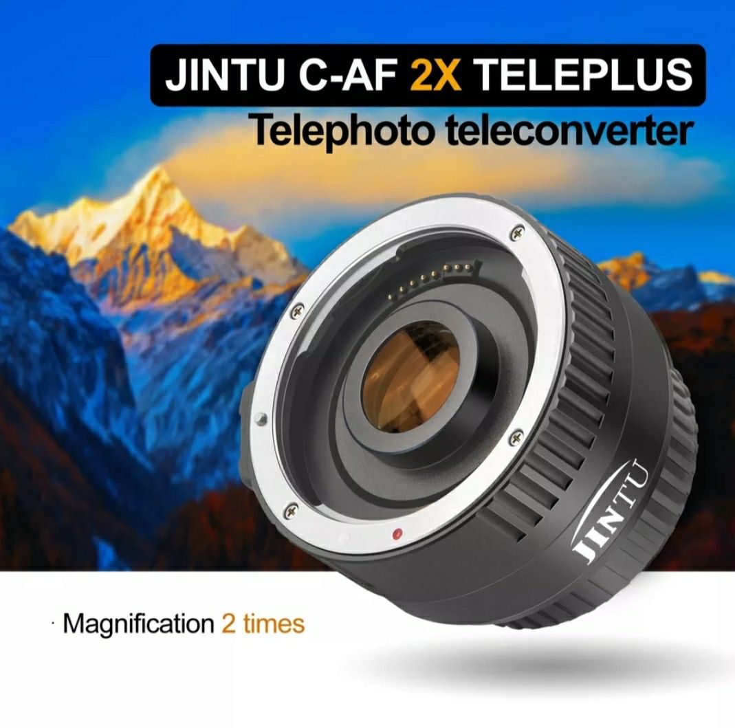 Nowe C-AF 2×telleplus telekonwekter obiektyw Canon