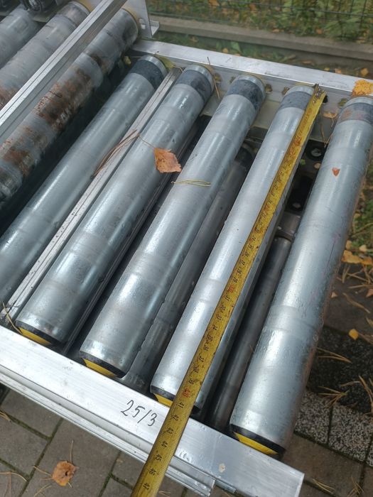 Podajnik rolkowy aluminowy prosty - wysyłka.