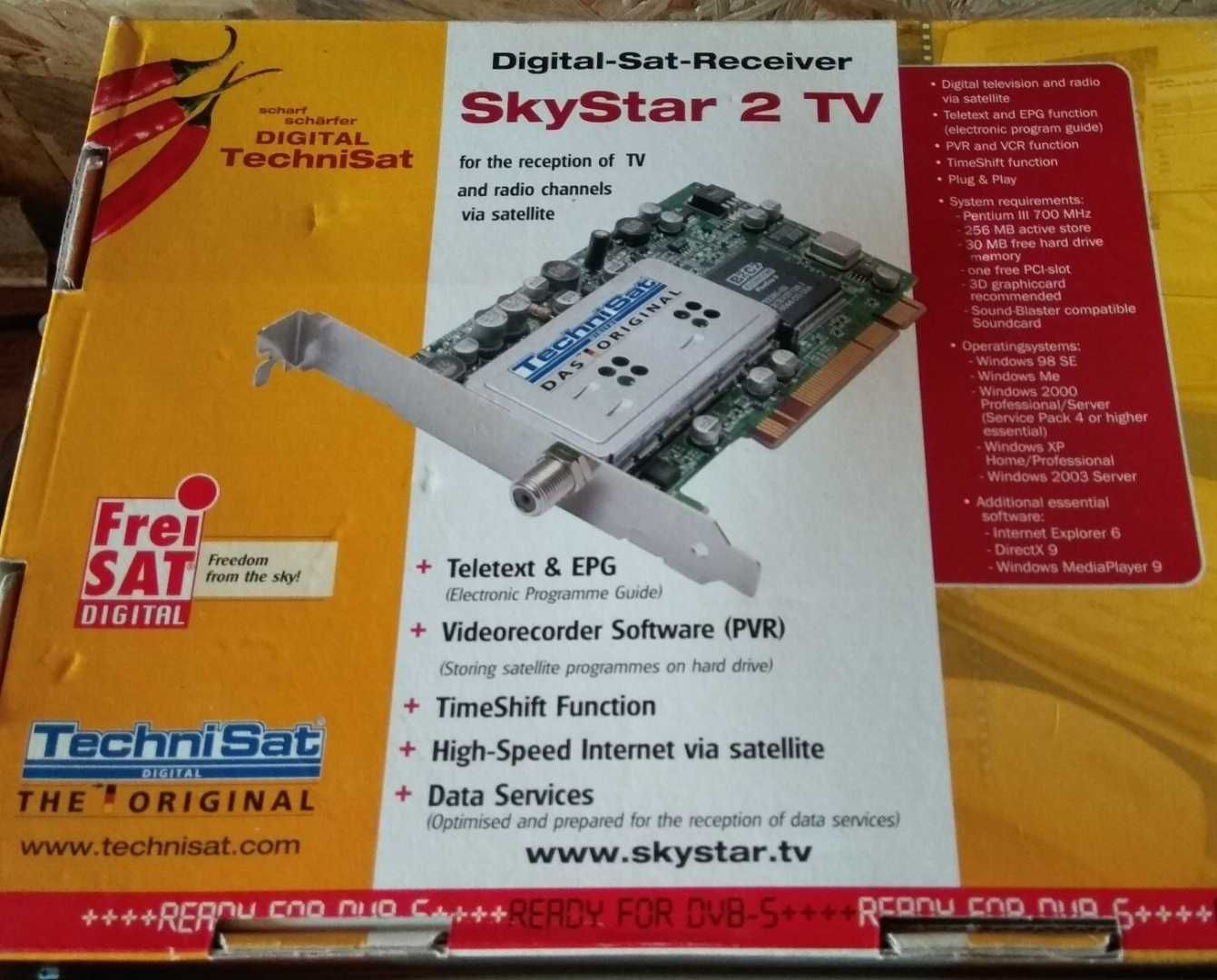Digitaler-Sat-Reseiver SkyStar 2TV цифровий ресівер ТВ
