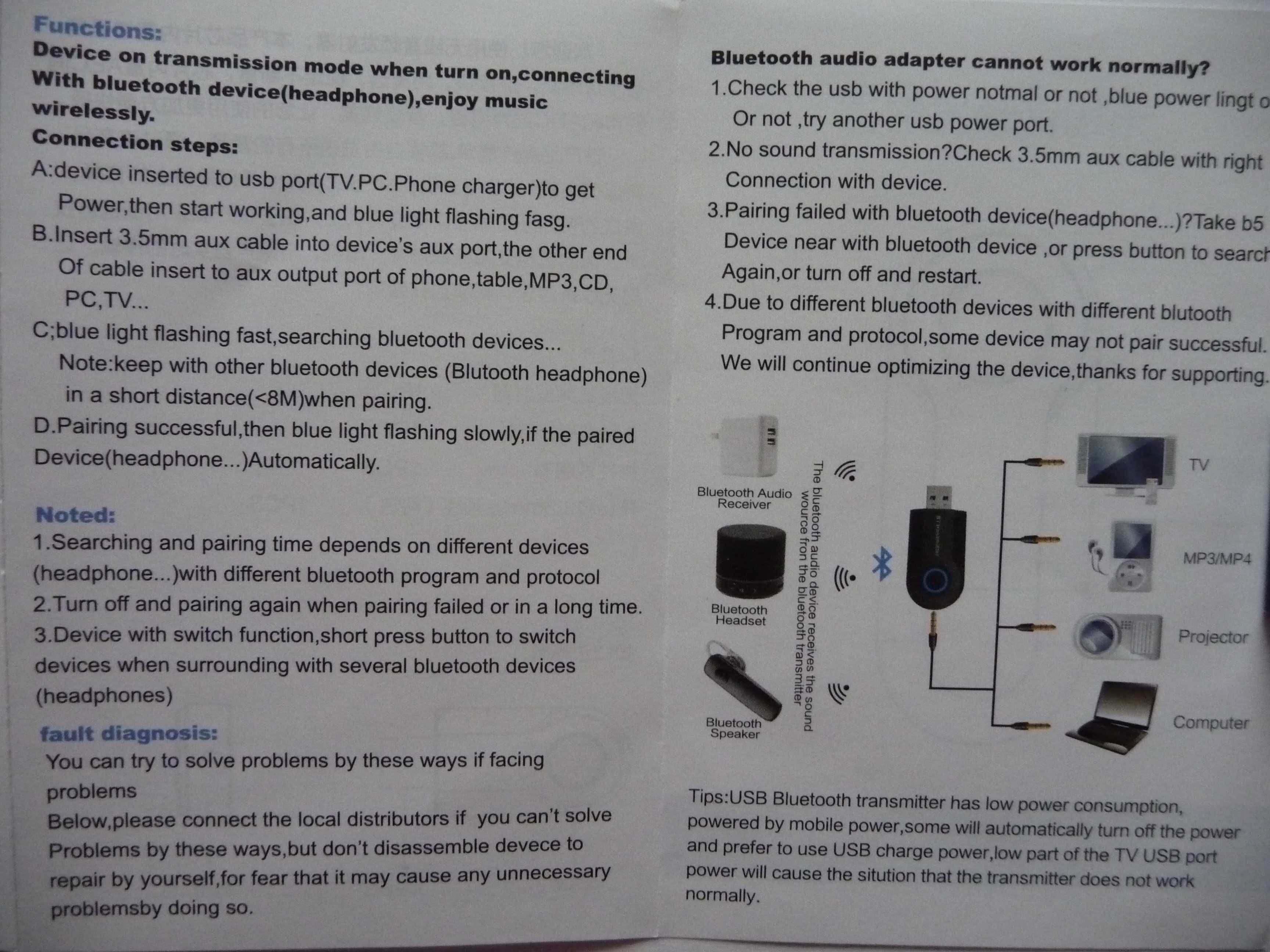 Bluetooth трансмітер BTtransmitter