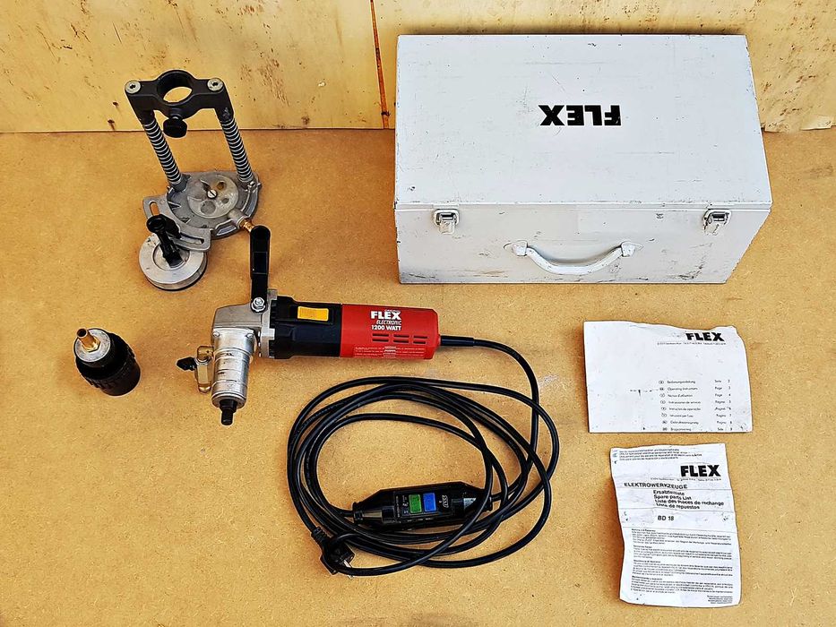 Wiertarka wiertnica FLEX BED 18 ze zintegrowanym doprowadzeniem wody