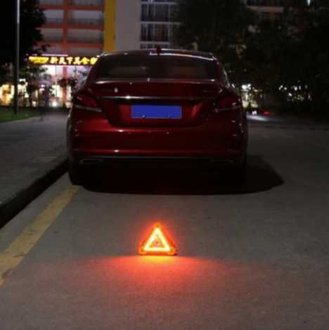 Прожектор аккумуляторный светодиодный фонарь знак аварийной остановки