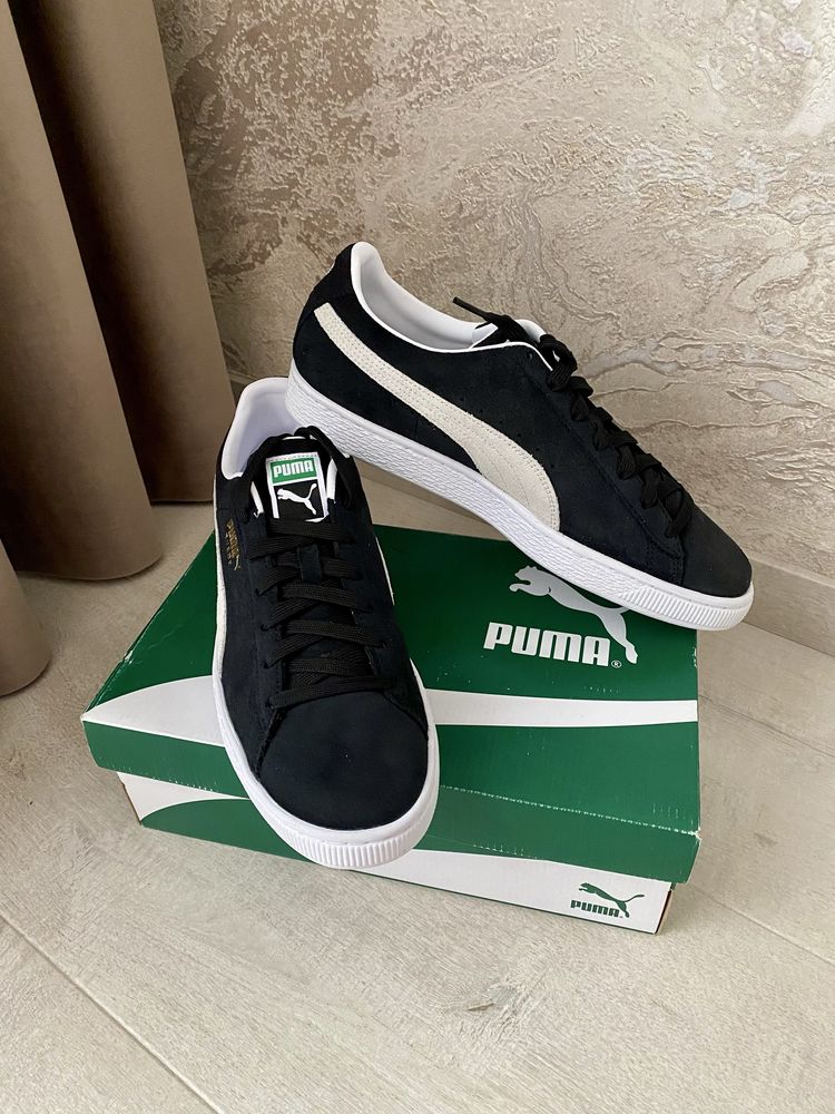 ОРИГІНАЛ Puma Suede Classic XXL чорні чоловічі кросівки 44.5 розмір