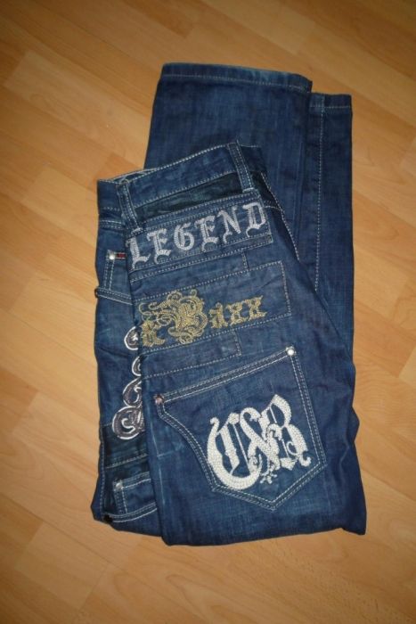 Spodnie męskie jeans roz W32L32 * Cipo & Baxx Generation Los Angeles