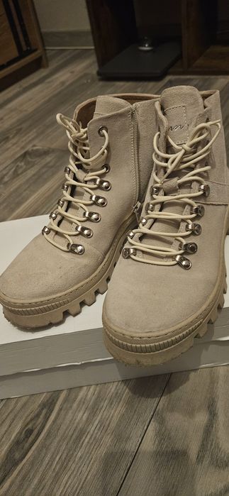 Lekkie Trapery Rusin Braies Beirge Skóra naturalna.