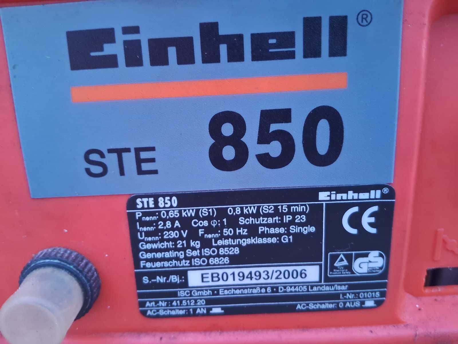 Генератор бензиновий Einhell STE 850