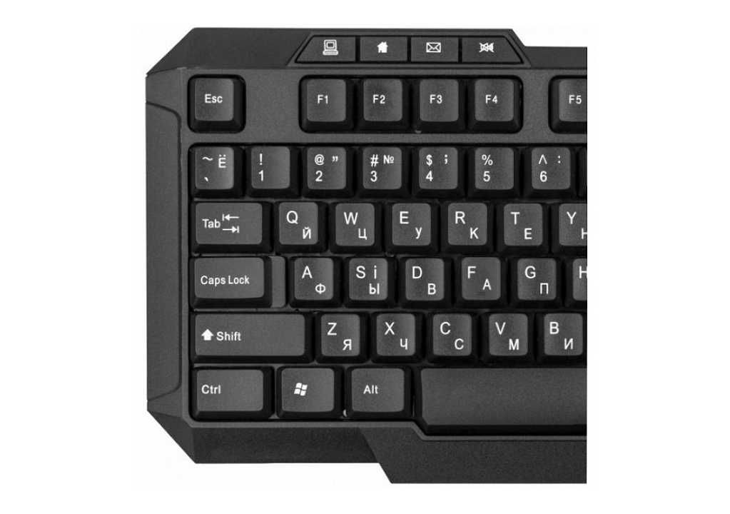 Клавиатура проводная Crown CMK-15 USB BLACK