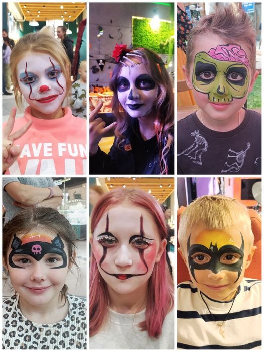 Аквагрим для дітей, Хеллоуїн